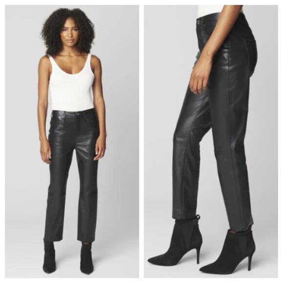 NWT BLANKNYC Need You Tonight Pant Vegan Leather Black Size 31 - Picture 1 of 14